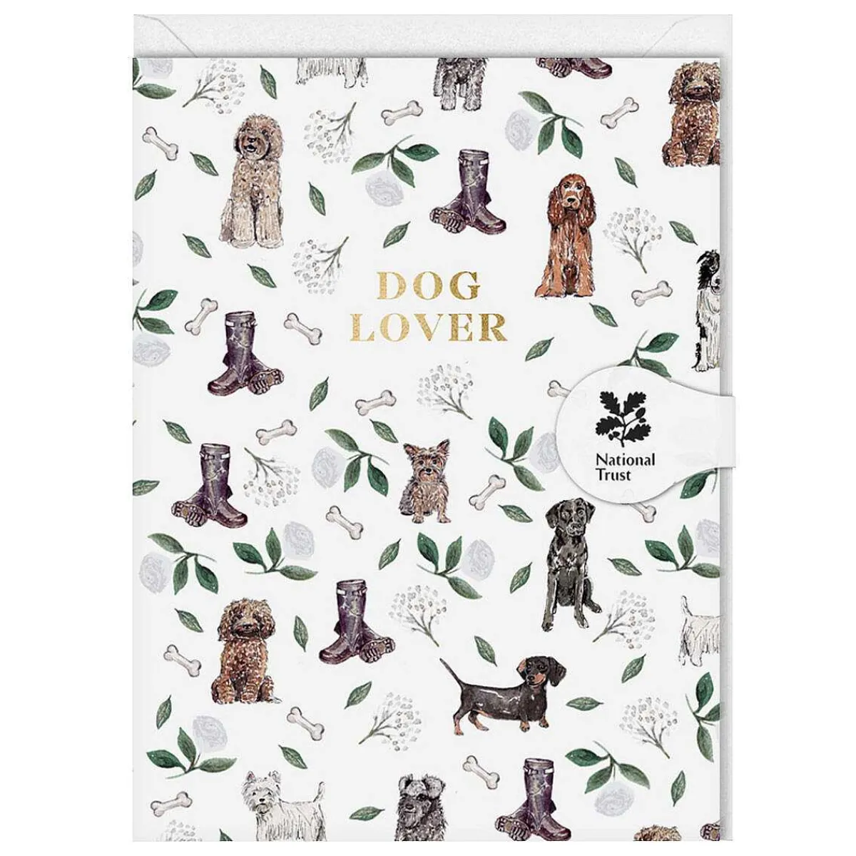 'Dog Lover' Mini Card>Toasted Crumpet New