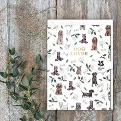 'Dog Lover' Mini Card>Toasted Crumpet New