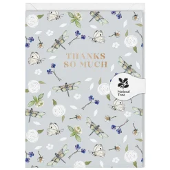 Dragonflies Mini Thank You Card>Toasted Crumpet Outlet
