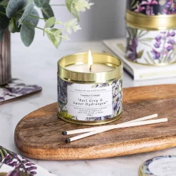 Earl Grey & Sweet Hydrangea Tin Candle><noscript><img width=