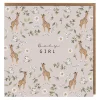 Giraffe Pink 'Baby Girl' Card>Toasted Crumpet Discount