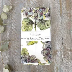 'Hydrangea' Tea Towel>Toasted Crumpet Discount