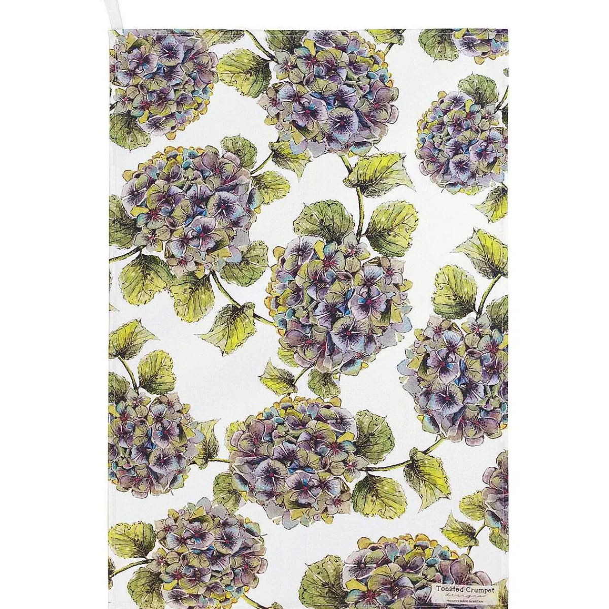 'Hydrangea' Tea Towel>Toasted Crumpet Discount