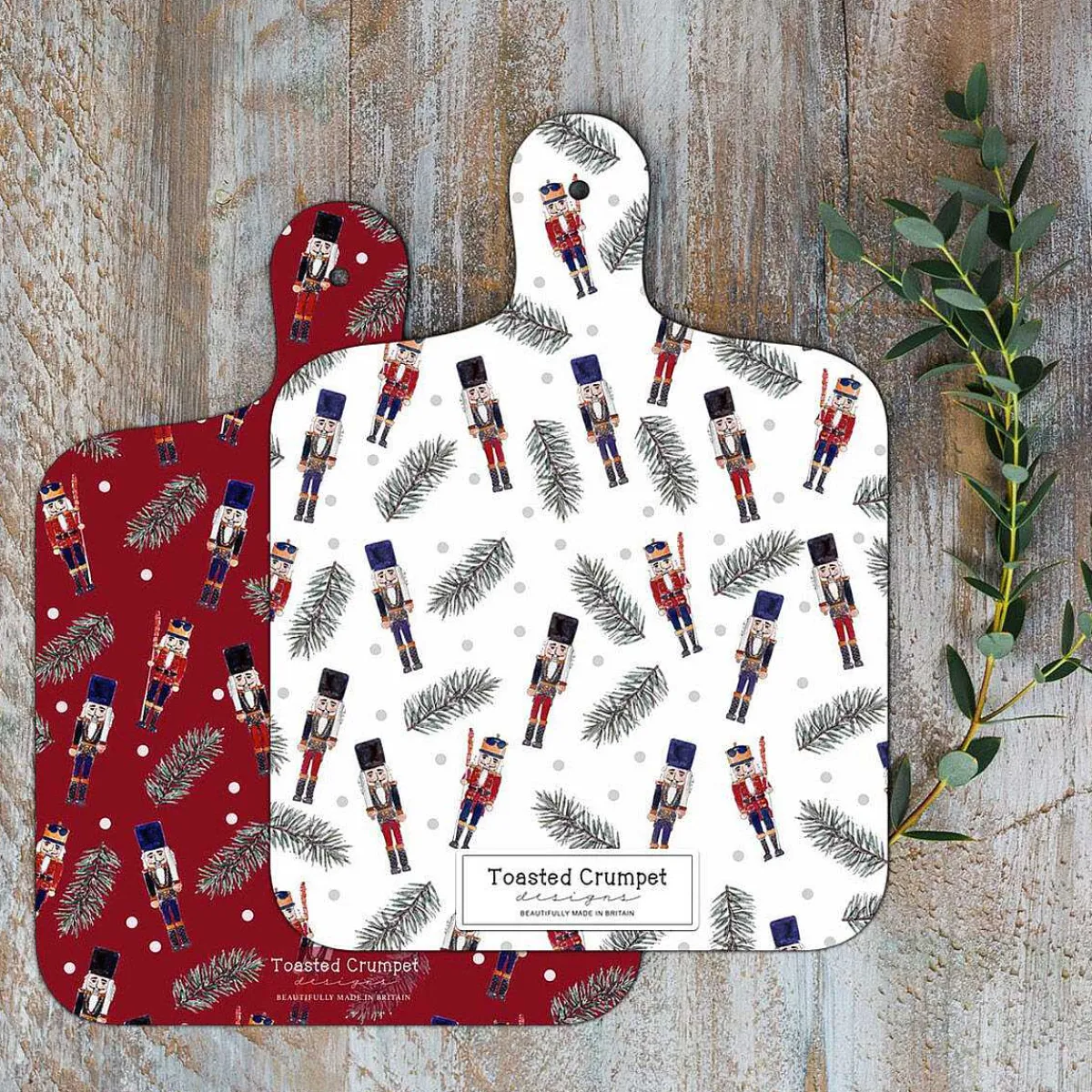 'Nutcracker' Double-Sided Mini Chopping Board>Toasted Crumpet Store