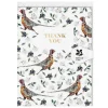 Pheasants White Mini Thank You Card>Toasted Crumpet Discount