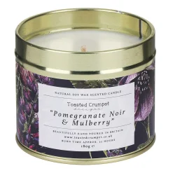 Pomegranate Noir & Mulberry Tin Candle>Toasted Crumpet Discount