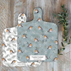 'Robin & Eucalyptus' Mini Double Sided Chopping Board><noscript><img width=
