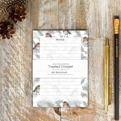 'Robin & Eucalyptus' A6 Jotter Notepad>Toasted Crumpet Cheap