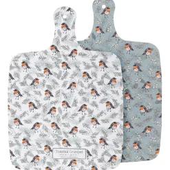 'Robins & Eucalyptus' Large Double Sided Chopping Board><noscript><img width=