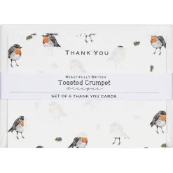 'Robins' Thank You Notecards Set Of 6><noscript><img width=