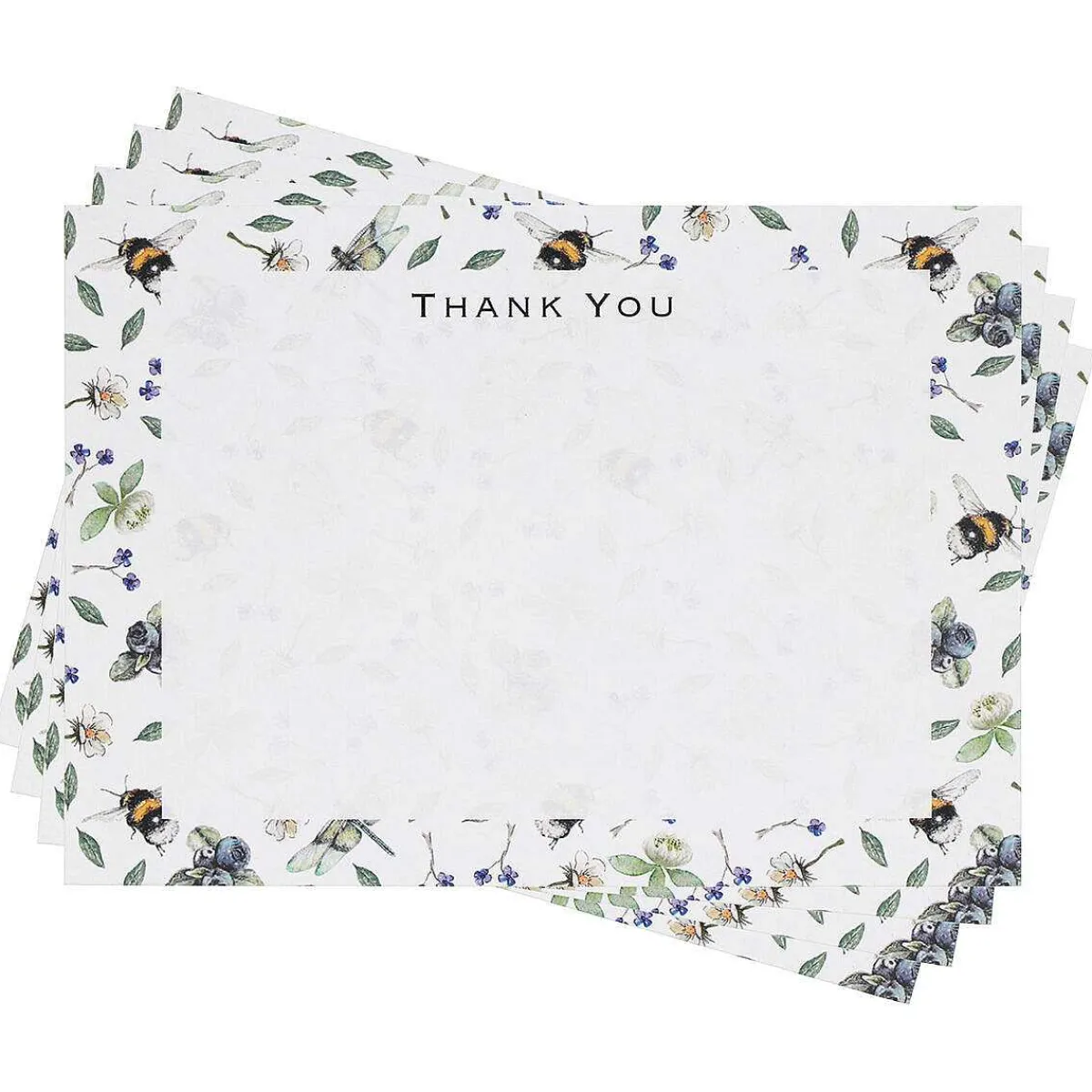 'Wildflower Meadows' Thank You Notecards Set Of 6>Toasted Crumpet Cheap