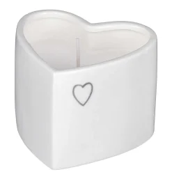 Evie Heart Shaped Candle In Pot>Transomnia Best Sale