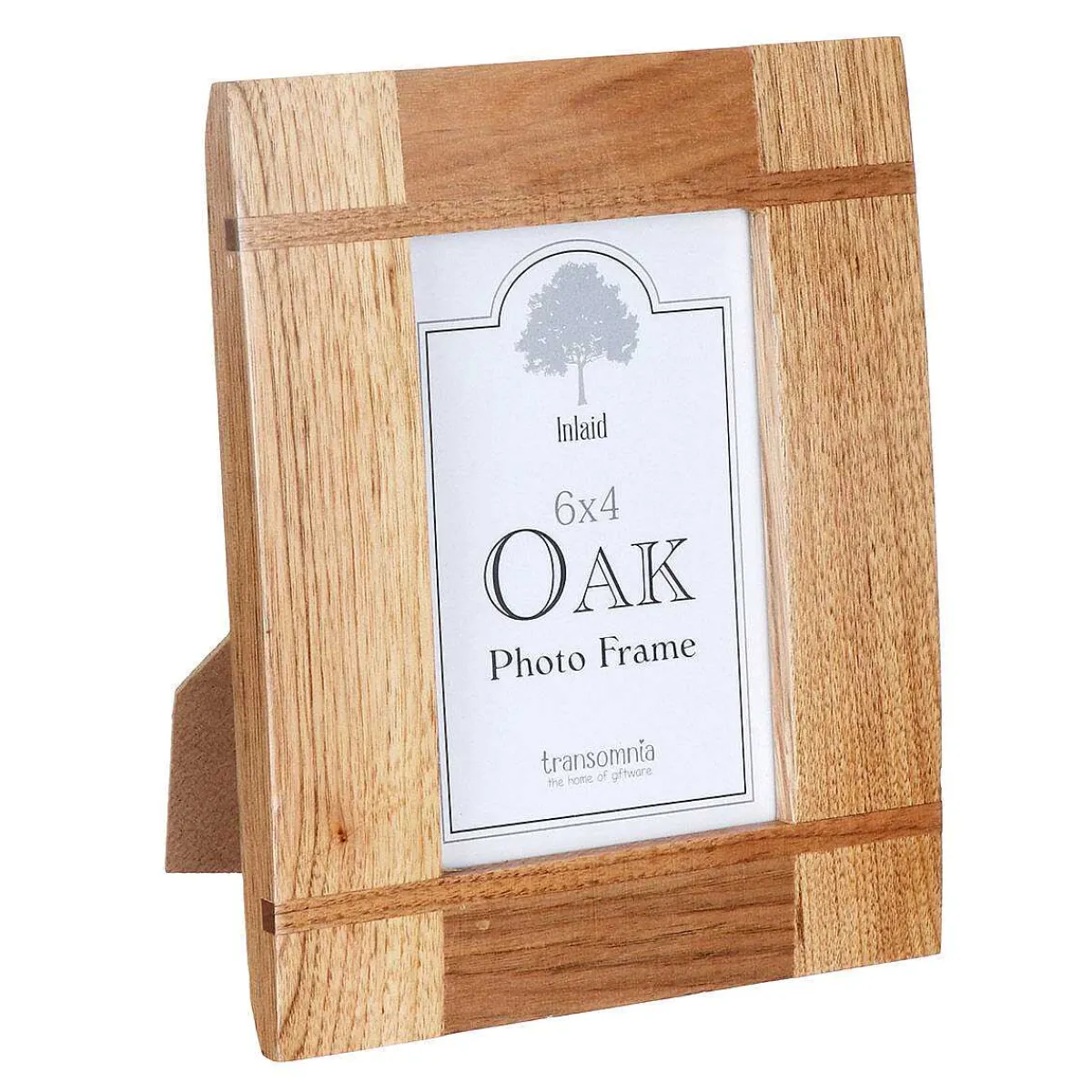 Inlay Oak 6X4 Wooden Photo Frame>Transomnia Sale
