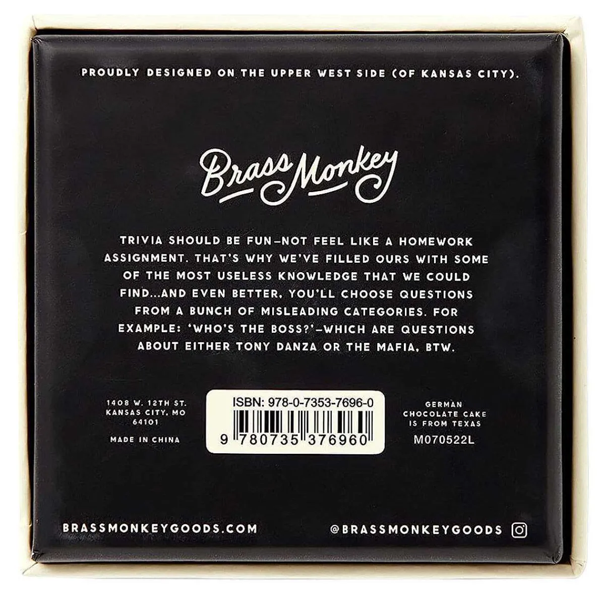 Trivial Drinking Trivia>Temptation Gifts Best