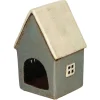 Dark Grey House Tealight Holder>Village Pottery Hot