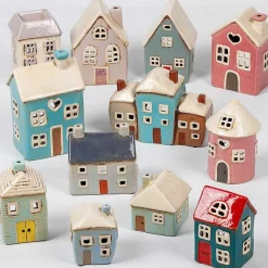 Dark Grey House Tealight Holder><noscript><img width=