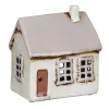 Light Grey House Tealight Holder>Village Pottery Cheap