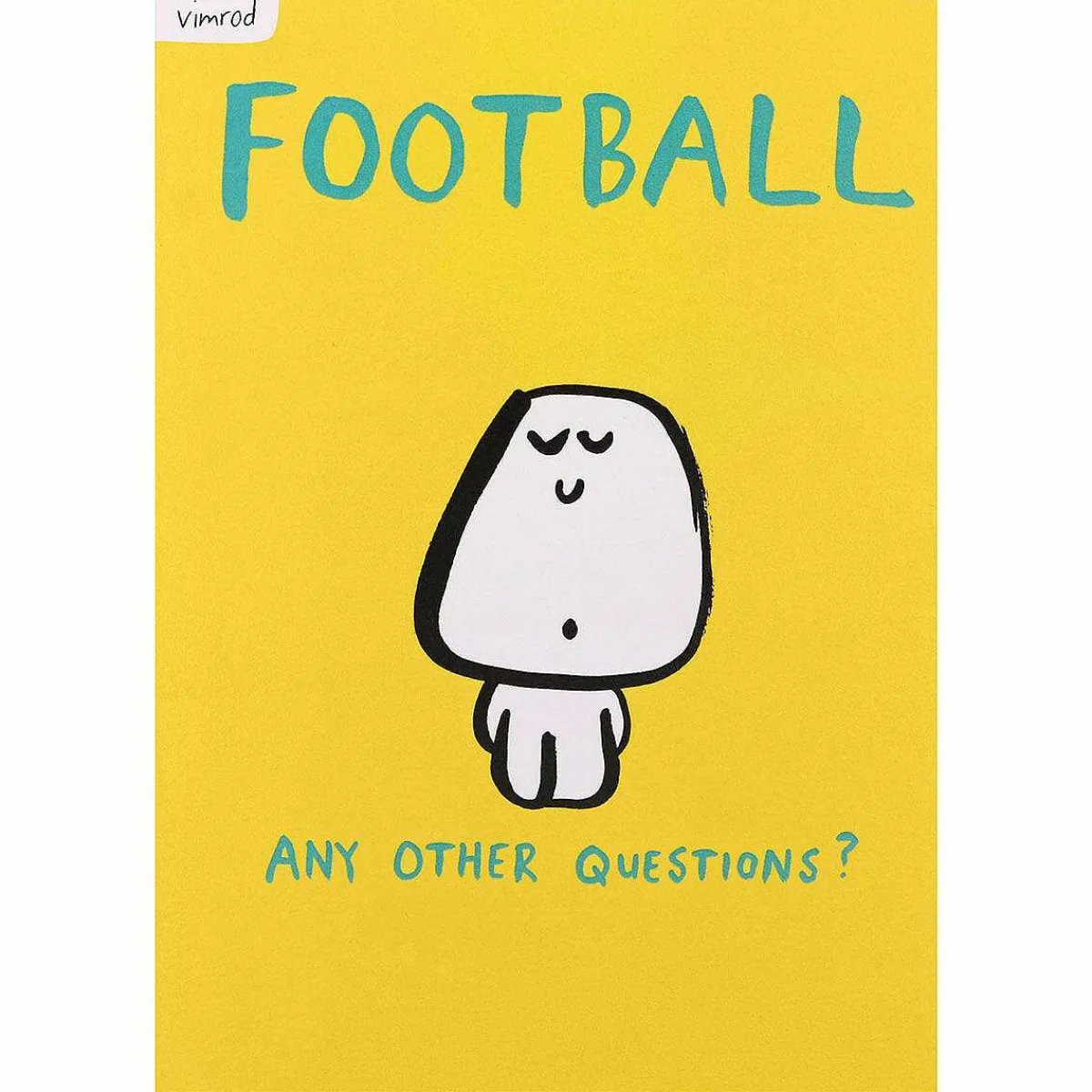 Football Greetings Card>Vimrod Discount
