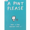 Pint Please Greetings Card>Vimrod Clearance
