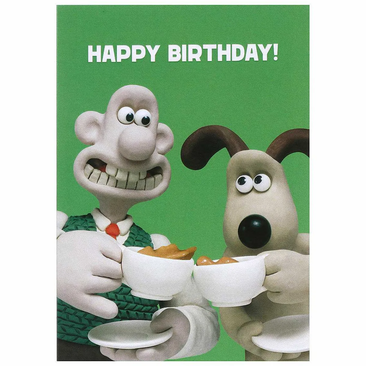 'Cup Of Tea' Birthday Card>Wallace & Gromit Clearance