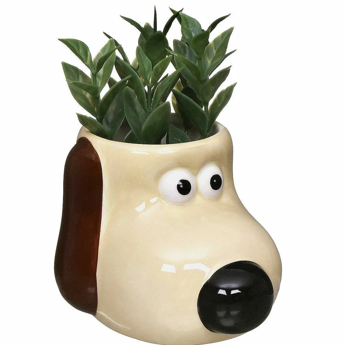 Gromit Shaped Boxed Plant Pot>Wallace & Gromit New