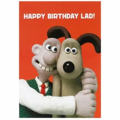 'Happy Birthday Lad' Birthday Card>Wallace & Gromit New