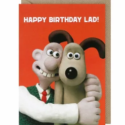 'Happy Birthday Lad' Birthday Card>Wallace & Gromit New
