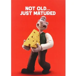 'Not Old... Just Matured' Birthday Card>Wallace & Gromit Cheap