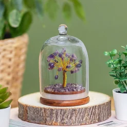 Amethyst Gemstone Dome Tree><noscript><img width=