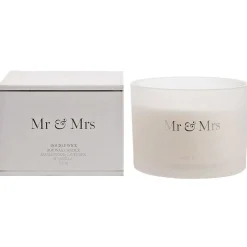 Amore Mr & Mrs Double Wick Candle>Widdop & Co Discount