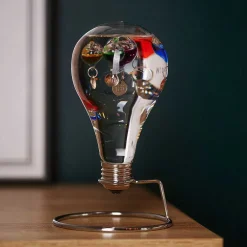 14Cm Light Bulb Galileo Thermometer On Metal Stand>Widdop & Co Best Sale