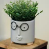 Country Living Abstract Face Stone Planter>Widdop & Co Cheap