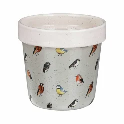 Country Living 'Blooming Lovely' Garden Birds Set Of Two Ceramic Planters>Widdop & Co Flash Sale