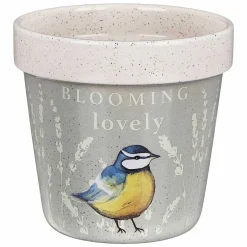 Country Living 'Blooming Lovely' Garden Birds Set Of Two Ceramic Planters><noscript><img width=