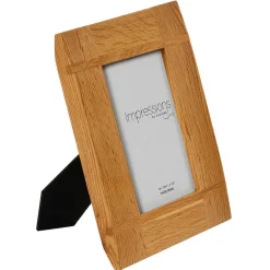 Cross Oak Finish Wooden 6 X 4 Photo Frame>Widdop & Co Hot