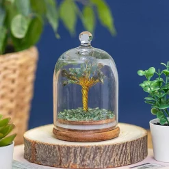 Green Aventurine Gemstone Dome Tree><noscript><img width=