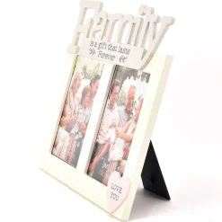 Love Life 'Family' Double Photo Frame>Widdop & Co Discount