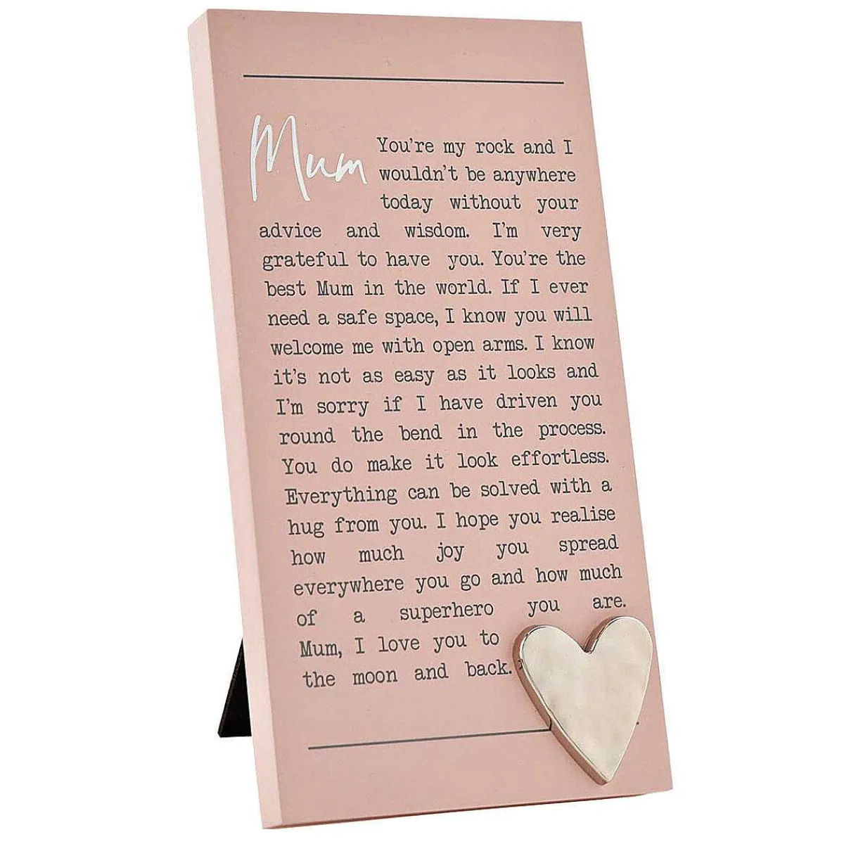 Moments Standing Plaque Mum>Widdop & Co Flash Sale