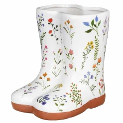 The Cottage Garden Floral Wellies Small Ceramic Vase>Widdop & Co Outlet