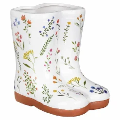 The Cottage Garden Floral Wellies Small Ceramic Vase><noscript><img width=