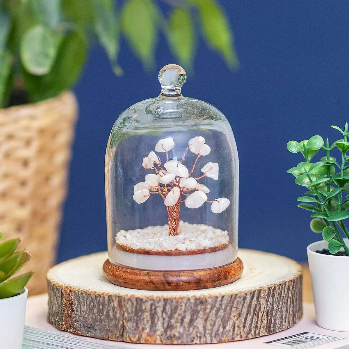 White Jade Gemstone Dome Tree>Widdop & Co Hot