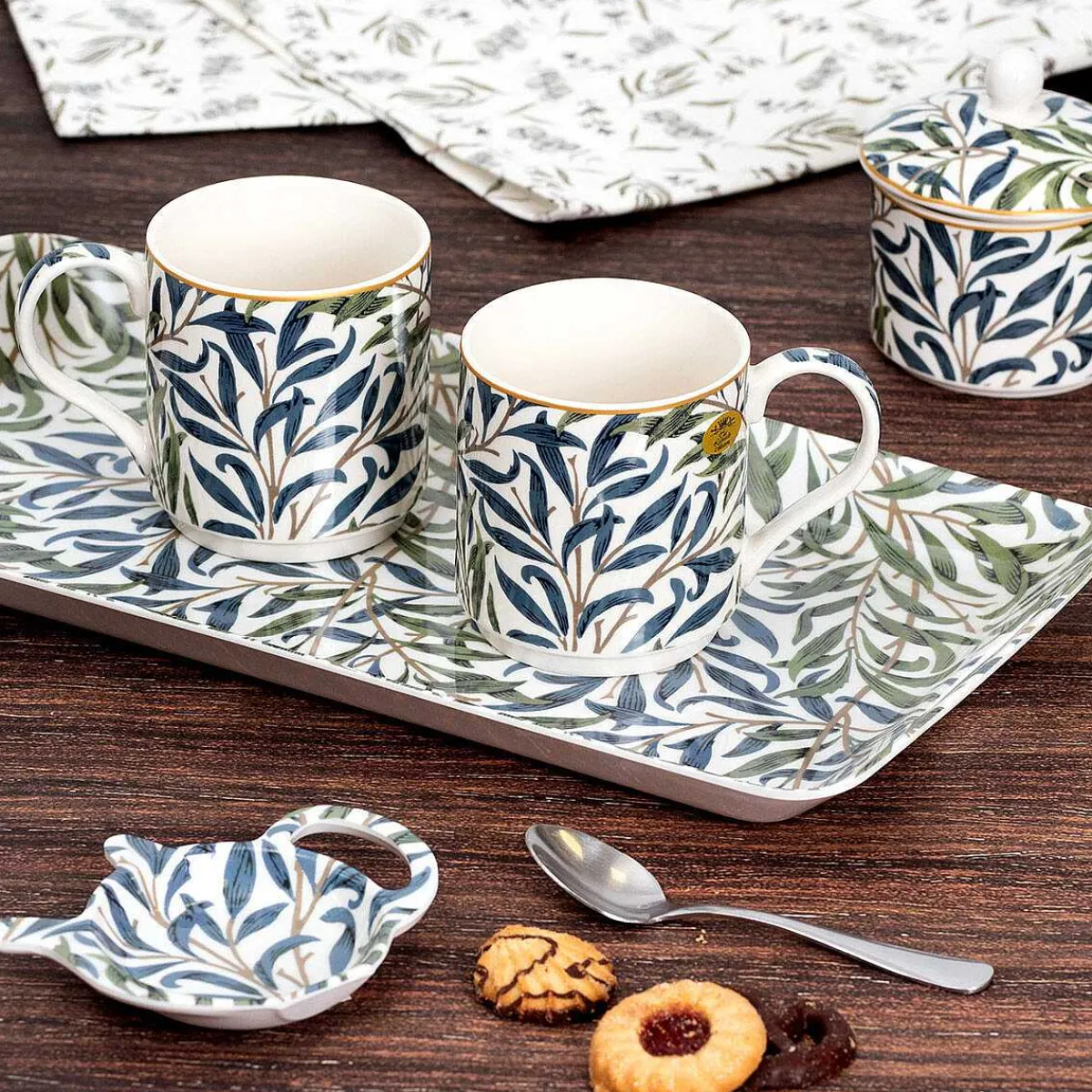 Willow Bough Set Of 2 Stacking Mugs>William Morris Online