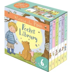 Pocket Library Set Of 6 Mini Books>Winnie The Pooh Best Sale