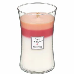 Blooming Orchard Trilogy Large Hourglass Candle>WoodWick Outlet