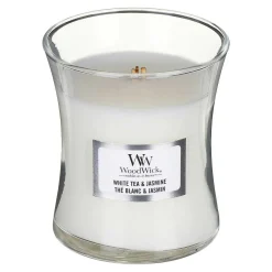 White Tea & Jasmine Mini Hourglass Candle>WoodWick Outlet