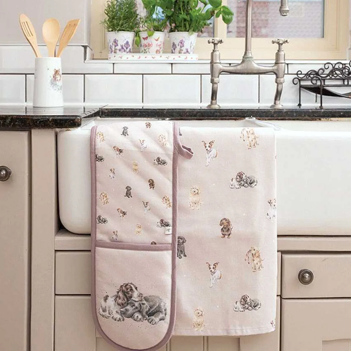 A Dog's Life Tea Towel>Wrendale Sale