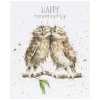 'Anniversary Owls' Anniversary Card>Wrendale Cheap