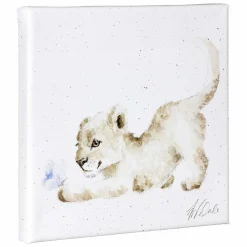 'A-Roar-Able' Lion Small Canvas>Wrendale Online