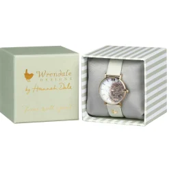 'Awakening' Hedgehog Leather Watch>Wrendale Online