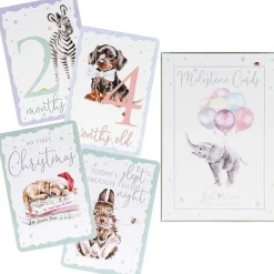 Baby Milestone Cards><noscript><img width=